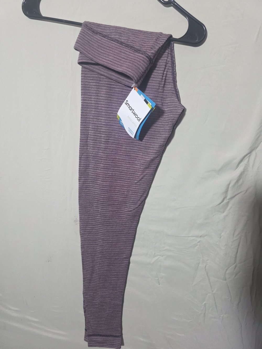 Smartwool Women's Ribbed Leggings in Dusty Mauve